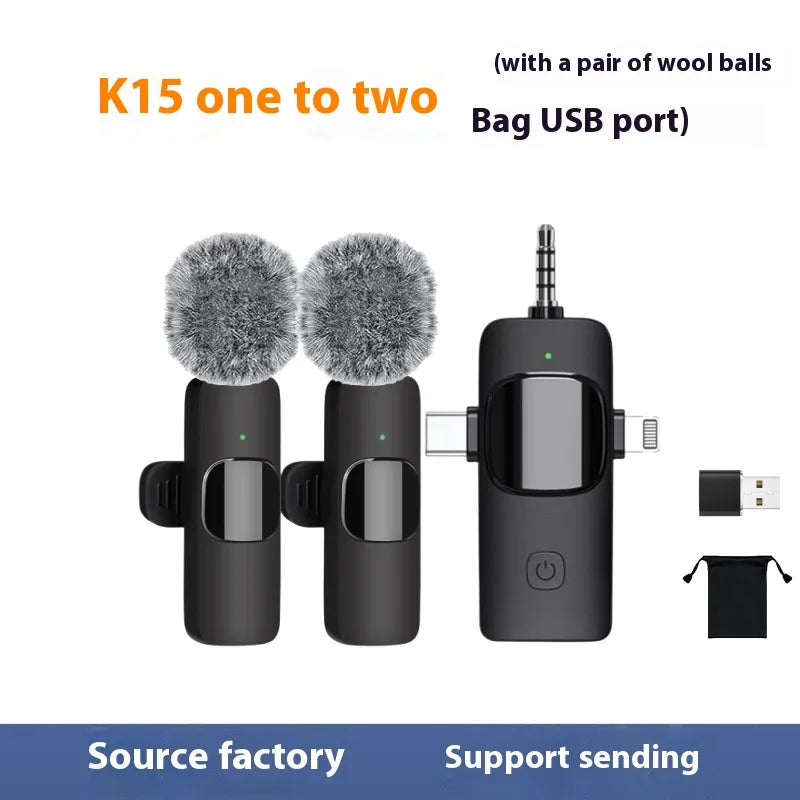 Triple Mode Wireless Clip Mic