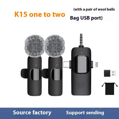 Triple Mode Wireless Clip Mic