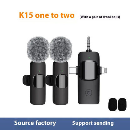 Triple Mode Wireless Clip Mic