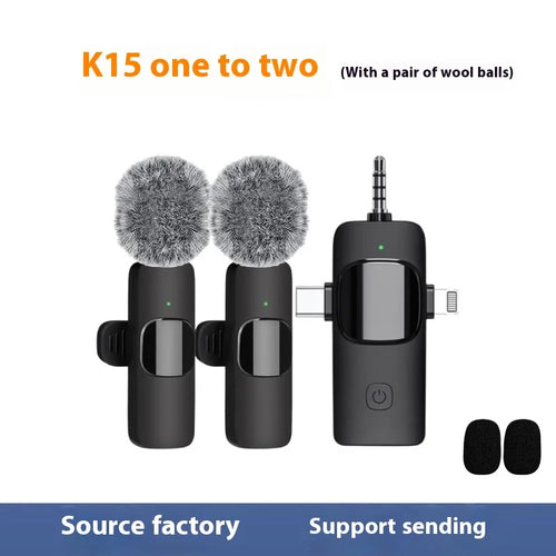 Triple Mode Wireless Clip Mic