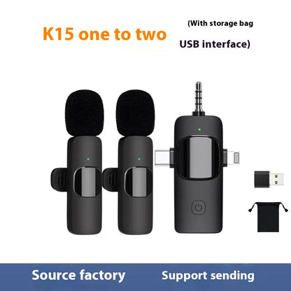 Triple Mode Wireless Clip Mic