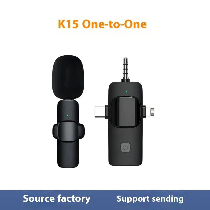 Triple Mode Wireless Clip Mic