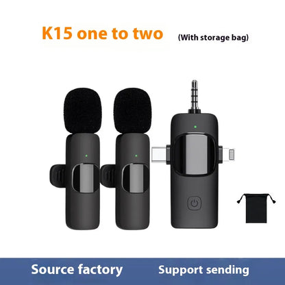 Triple Mode Wireless Clip Mic