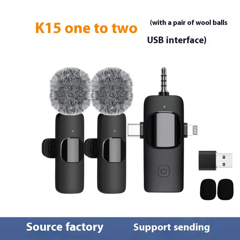 Triple Mode Wireless Clip Mic
