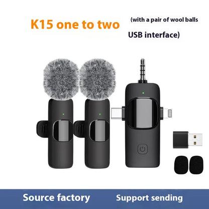 Triple Mode Wireless Clip Mic