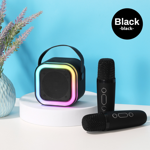 Mini Karaoke Speaker with Wireless Mics