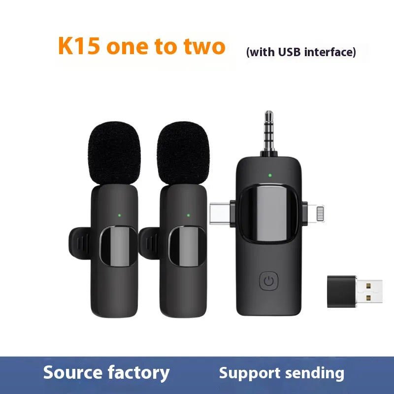 Triple Mode Wireless Clip Mic