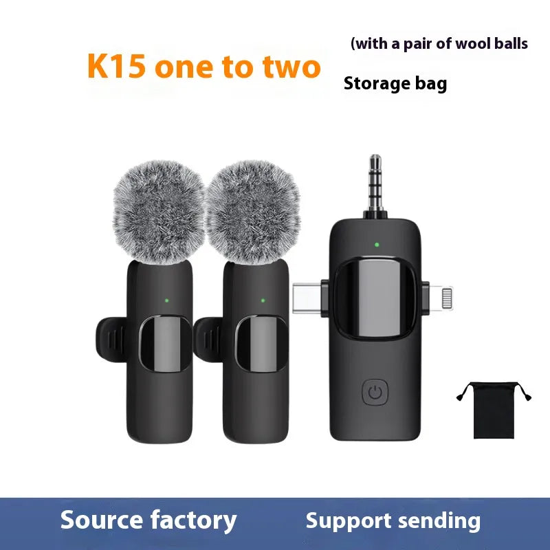 Triple Mode Wireless Clip Mic