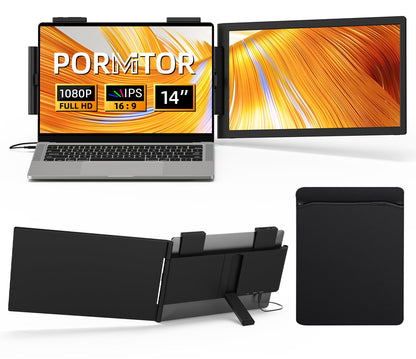 DualView 14" FHD IPS Laptop Monitor
